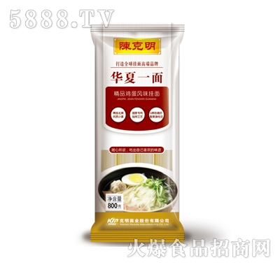 800g塑华夏一面精品鸡蛋风味挂面|克明面业股份有限公司-火爆食品饮料