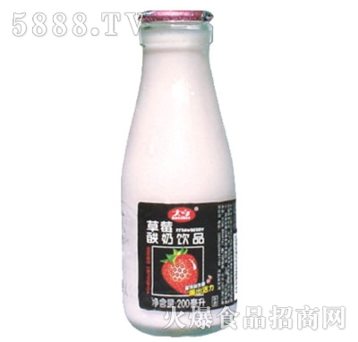 大亨草莓酸奶饮品 图片_火爆食品饮料招商网
