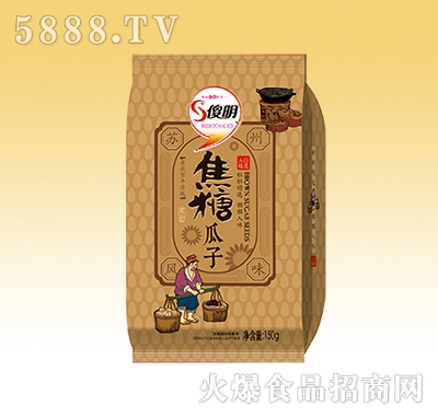 食品-干果类-瓜子-瓜子产品描述傻明焦糖瓜子150g采用精美的独立包装