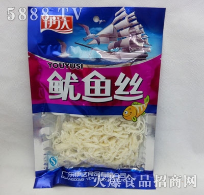 鱼丝-鱿鱼丝-鱿鱼丝产品描述伊达50g原味鱿鱼丝采用精美的独立包装