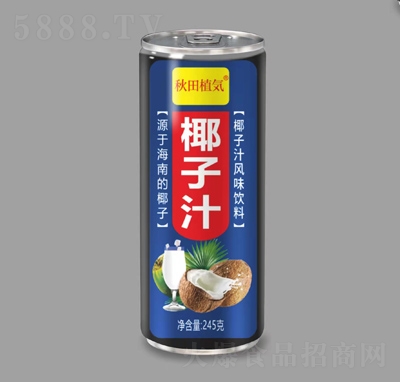 秋田植気椰子汁风味饮料245克