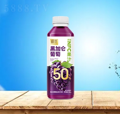 椰贤黑加仑葡萄汁复合果肉果汁饮料500g