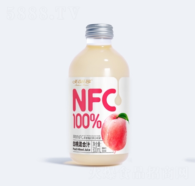美森庄园NFC果汁白桃汁300ml