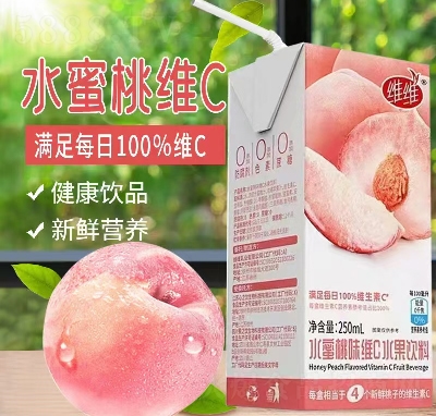 维维水蜜桃维C水果饮料盒装