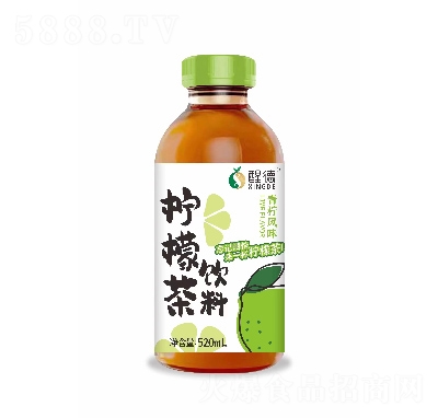 醒德柠檬茶饮料520ml