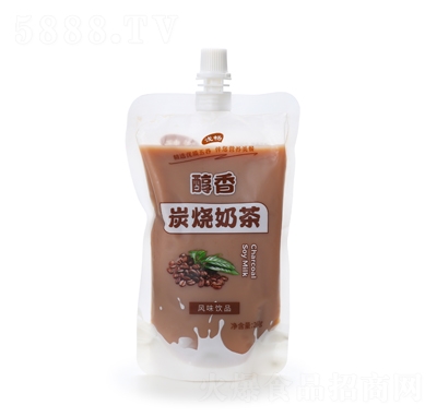 浅畅炭烧奶茶风味饮品自立袋配餐奶260g