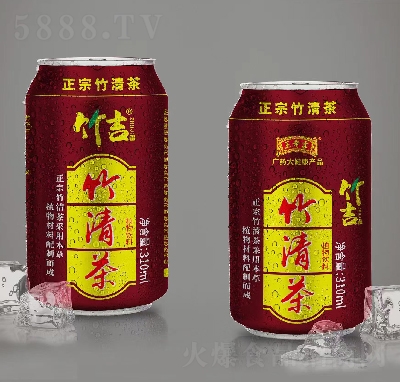 王老吉植物饮料招商竹清茶310ml