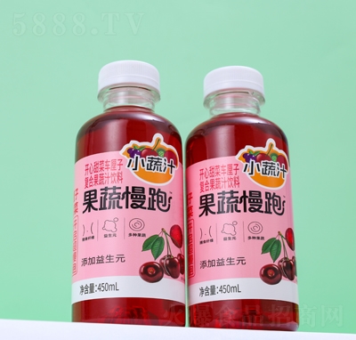 小蔬汁果蔬慢跑开心甜菜复合果蔬汁乳酸菌饮品450毫升